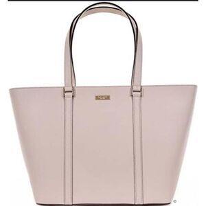 KATE SPADE Newbury Lane Large Pink Leather Tote